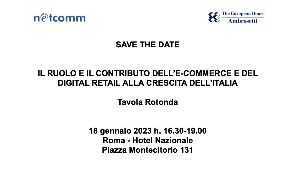 Il ruolo e il contributo dell&rsquo;e-commerce e del digital retail alla crescita dell&rsquo;Italia